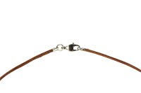 Kautschukband natur mit Karabiner, Länge 45 cm