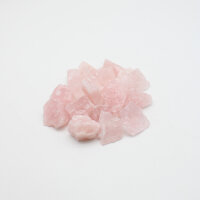 Deko Chips Rosenquarz roh, 1 KG Packung
