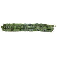 Strang Jade grün Würfel 6 mm, 40 cm