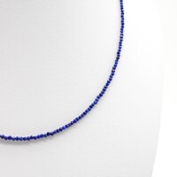 Kette Lapis Lazuli 2 mm, facettiert,  45 cm