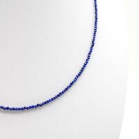 Kette Lapis Lazuli ca. 2 mm, facettiert,  45 cm