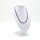 Kette Amethyst, Linsenform, 8 mm / 45 cm