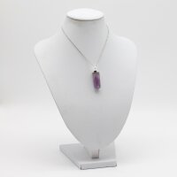 Anhänger Amethyst Spitze, 925er Silber gefasst