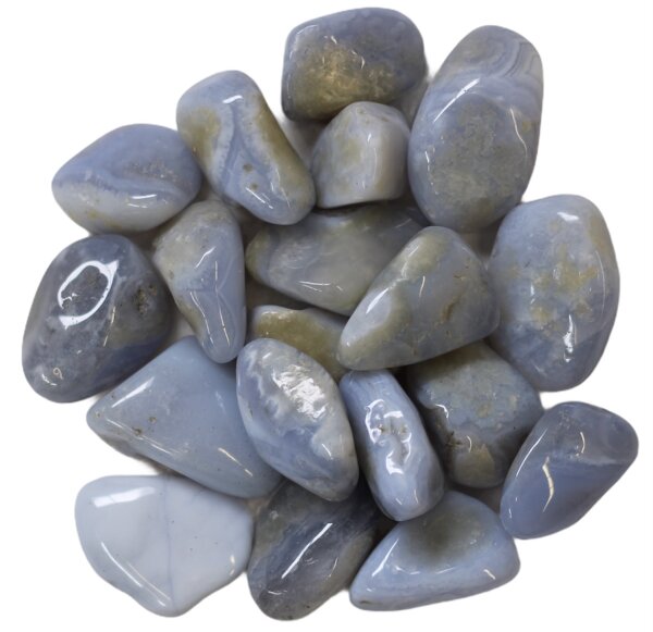 Trommelsteine Chalcedon, Qu. I, 500 Gramm