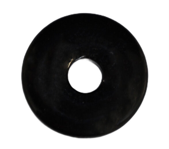 Donut Turmalin schwarz 30 mm, Schörl