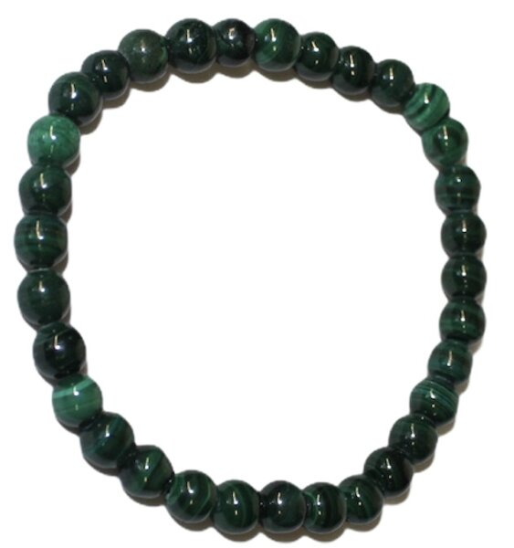Armband Malachit Kugeln 6 mm