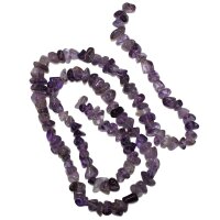 Strang Amethyst Splitter poliert, Länge 95 cm