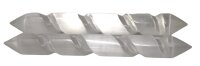 Massagestab Selenit Spirale, 2 Spitzen
