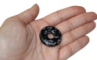 Donut Schneeflocken-Obsidian 20 mm
