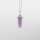 Anhänger Amethyst Doppelspitze, 925er Silber gef.