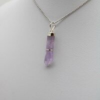 Anhänger Amethyst Hand, Figa,  925er Silber gefasst