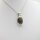 Anhänger Labradorit oval, 925er Silber gefasst