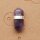 Ohrstecker Amethyst Hexagon, 925er Silber