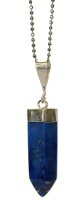 Anhänger Lapis Lazuli Spitzei, 925er Silber gef.