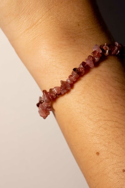 Armband pink Turmalin Splitter