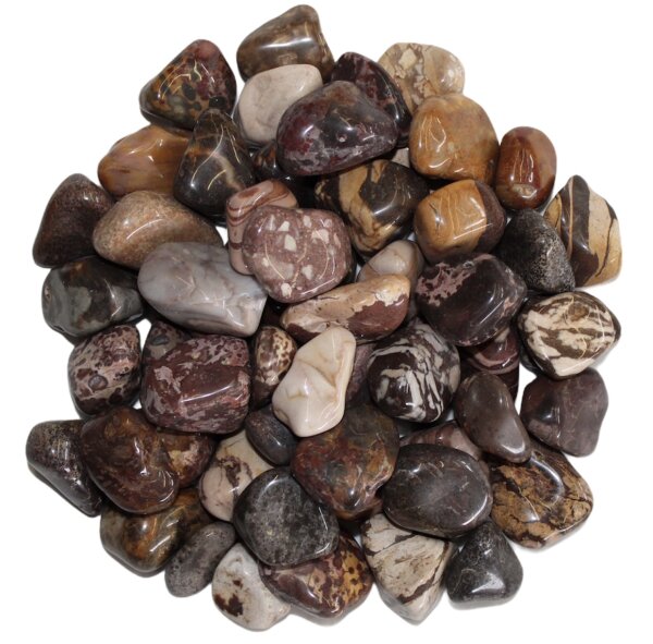 Trommelsteine Cappuccino Jaspis, 1 KG