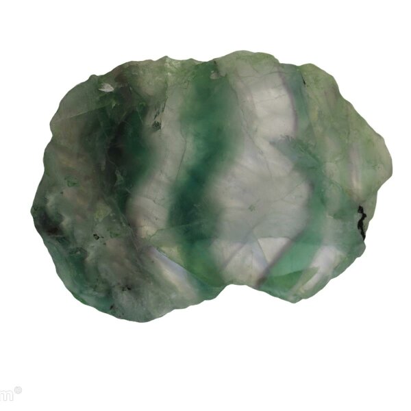 Scheibe Fluorit poliert, 652 Gramm