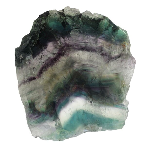 Scheibe Fluorit poliert, 670 Gramm