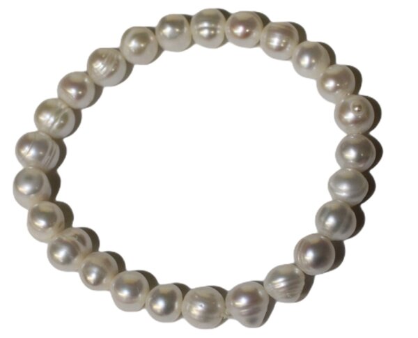 Armband Süßwasserperlen 8 mm
