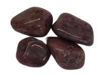 Trommelsteine Quarzit Bordeaux, 1 KG
