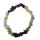 Armband Splitter mix, Amethyst, Citrin, Peridot, Granat u. Aquamarin