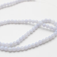 Strang Chalcedon Kugeln 4 mm / 40 cm