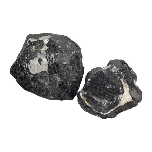 Schwarzer Turmalin mit Quarz, per Kilo