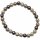 Armband Süsswasserperlen 8 mm, hellgrau - grau