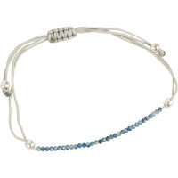 Pullstring Armband Chrysocoll 2 mm, facettiert