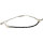 Pullstring Armband Spinell schwarz, 2 mm, facettiert