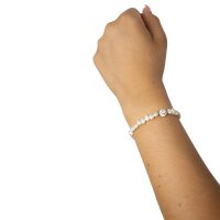 Armband aus Süßwasserperlen mit Smiley