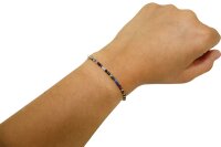 Pullstring Armband Multi-Mix, 2 mm, facettiert