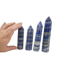Spitzen Lapis Lazuli poliert, verschiedene Einzelstücke