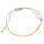 Pullstring Armband Hematin goldfarben, 2 mm, facettiert