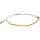 Pullstring Armband Hematin goldfarben, 2 mm, facettiert