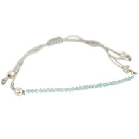 Pullstring Armband Apatit blau 2 mm, facettiert