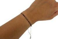 Pullstring Armband Turmalin mix 2 mm, facettiert