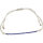Pullstring Armband Lapis Lazuli 2 mm, facettiert