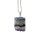 Anhänger Amethyst Scheibe, Silber gavalnisiert