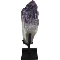 Amethyst Naturspitze auf Metallständer, 2,32 KG