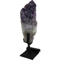 Amethyst Naturspitze auf Metallständer, 2,32 KG