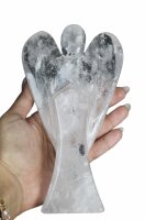 Engel aus Bergkristall,  742 Gramm