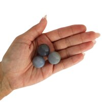 Kugeln 20 mm, Achat grau 3er Set