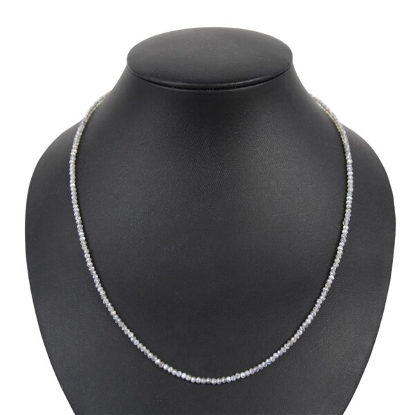 Kette Labradorit 2 mm, facettiert, 45 cm