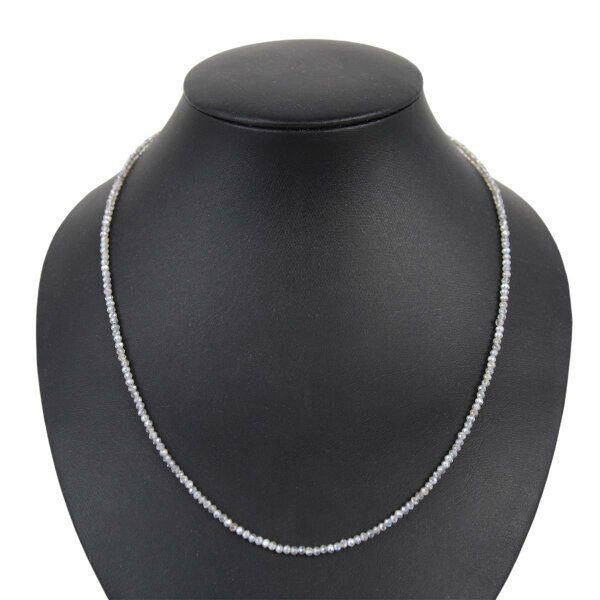 Kette Labradorit ca. 2 mm, facettiert, 45 cm