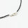 Kette Turmalin schwarz ca. 2 mm, facettiert, 45 cm