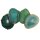 Green Dyed Agate Slices, Round, per Kilo