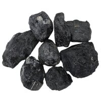 Turmalin schwarz  roh, 200 Gramm Packung