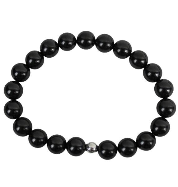 Armband Schungit Kugeln 8 mm