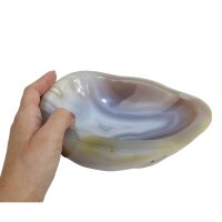 Schale aus Achat natur, poliert